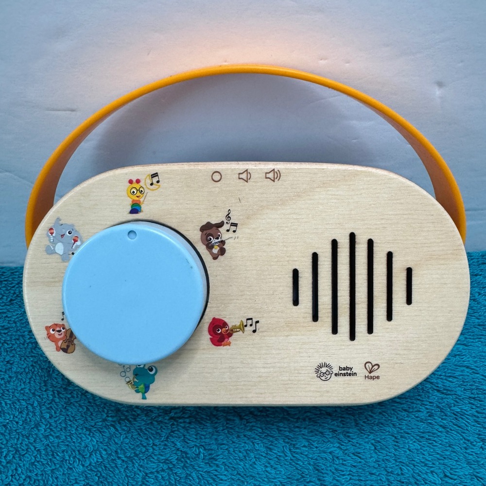 Baby Einstein Hape Magic Touch Radio Musical Toy Wood Toddler Portable 12804